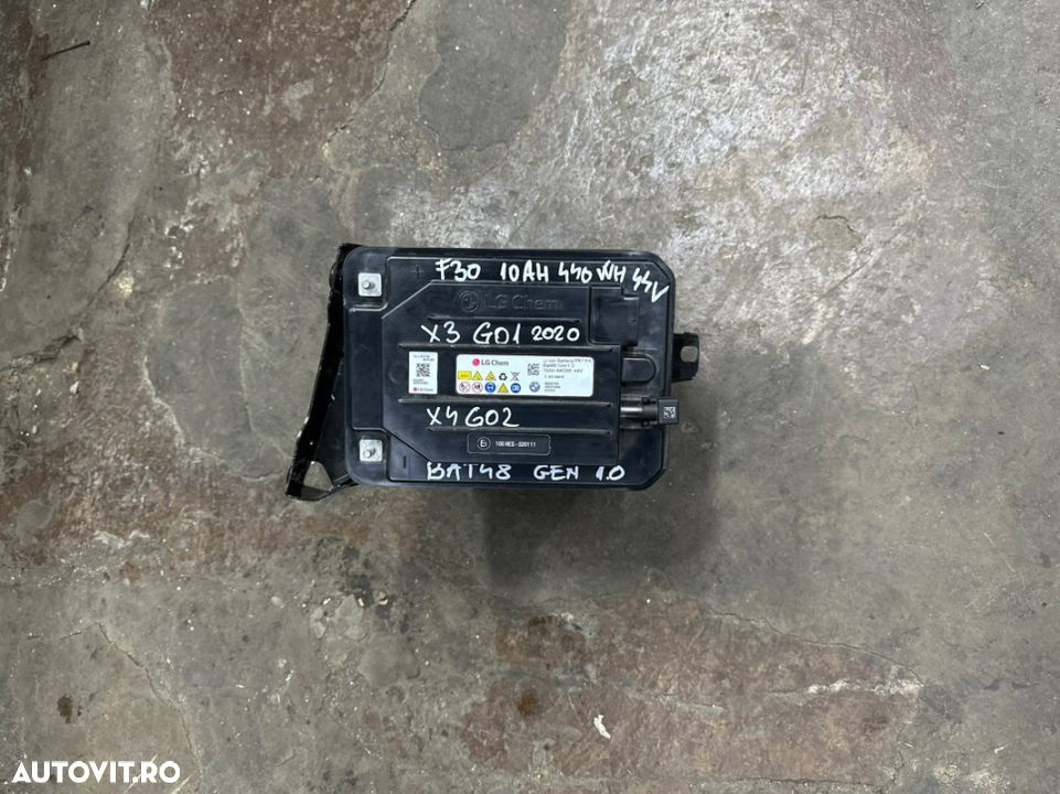 Baterie auxiliara hybrid BMW X3 G01 X4 G02 G30 an 2020 cu 10Ah 440Wh 44V - 1
