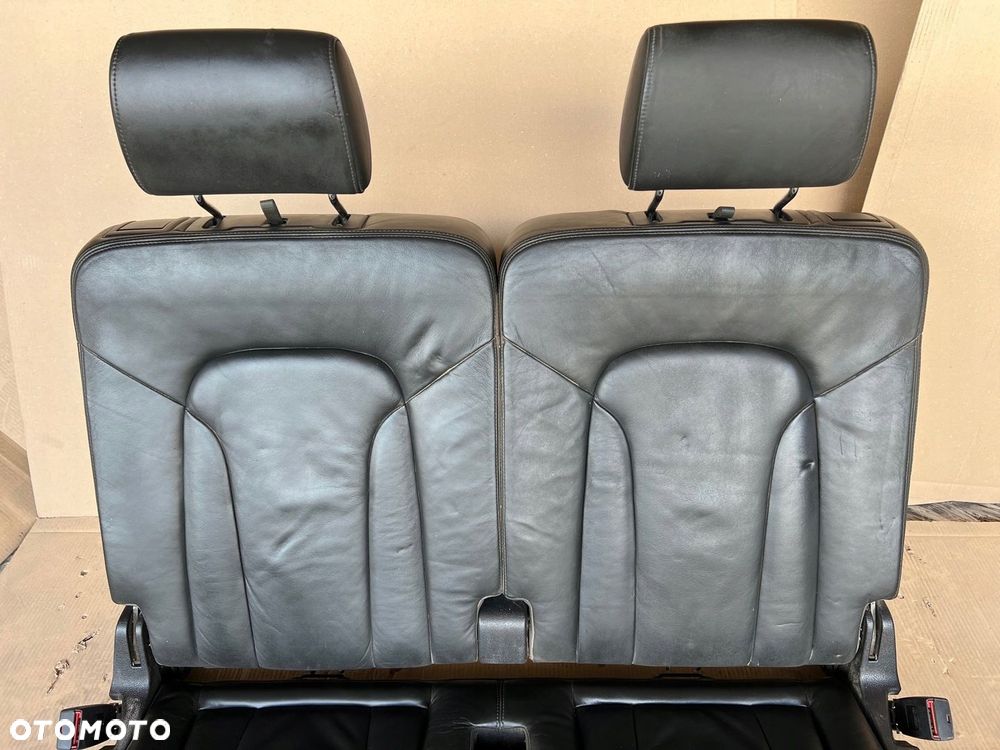 AUDI Q7 4L FOTEL FOTELE III 3 RZĄD SKÓRA - 8