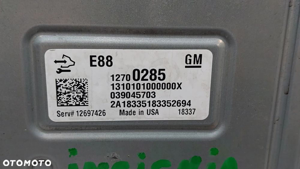 Sterownik moduł ECU Opel Insignia R 2019 nr 12700285 - 2