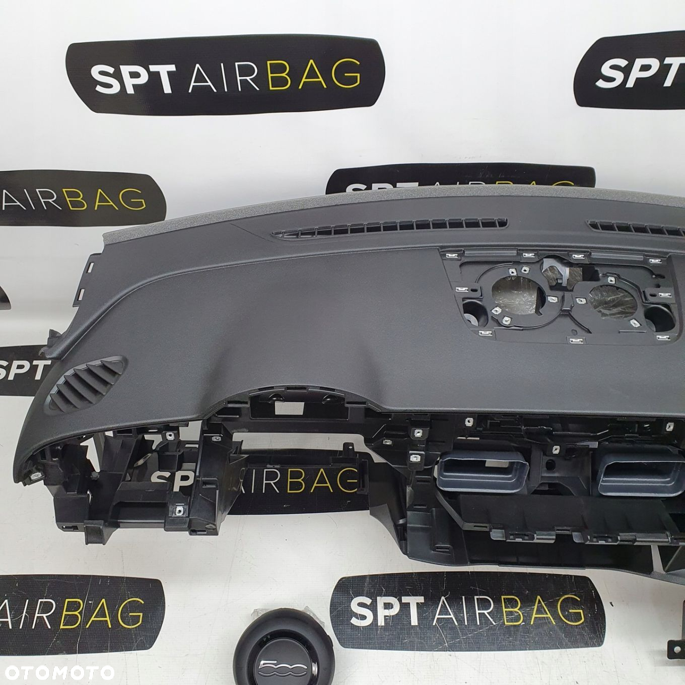 FIAT 600 DESKA ROZDZIELCZA KONSOLA KOKPIT PULPIT PODUSZKI AIRBAG AIR BAG PASY KIT SET - 2