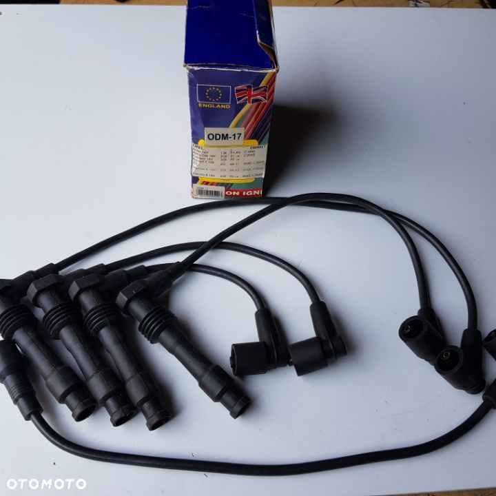 PRZEWODY ZAPŁONOWE OPEL ASTRA  16V 1.8I ,ASTRA GSI 16C.2.0I  CALIBRA 16V 2.0i,Kadett GSI 2.0 VECTRA  A 16V 2.0i,VECTRA B 16V 2.0i 91-98 ROK  podwojny silicon  do LPG  ODM17 - 1
