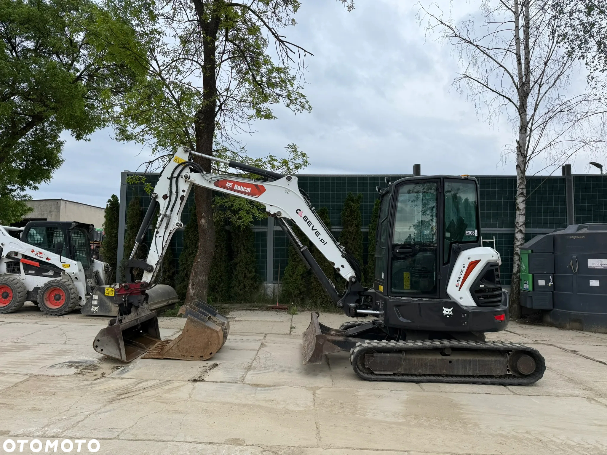 Bobcat E 50 z - Szybkozłacze hydr. , skarpówka hydrauliczna , łyżka 30 cm + 60 cm - 8