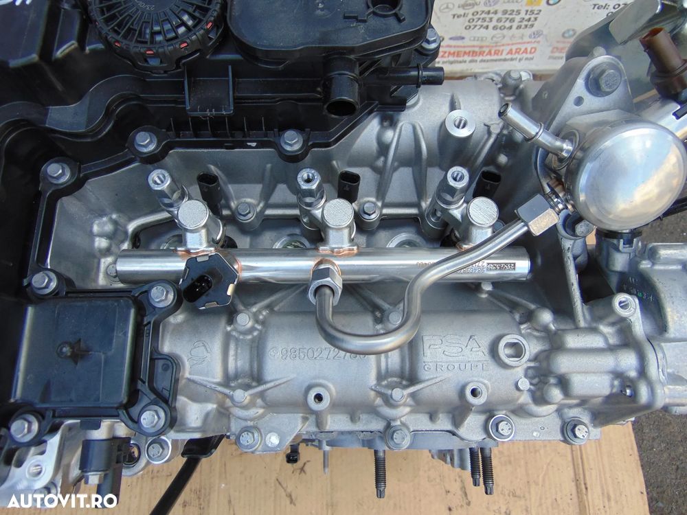 Rampa cu inectoare Peugeot 1.2 Opel Citroen cod 9846984680 208 2008 308 3008 508 mokka corsa f c3 c4 c5 aircross grandland fiat 600 jeep avenger - 1