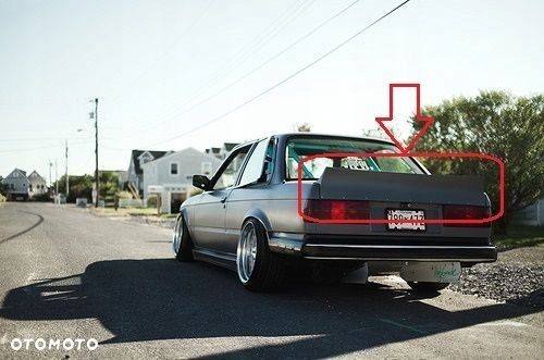 BMW3 E30 DUCKTAIL SPOILER NA KLAPE PODKŁAD NOWOŚĆ - 4