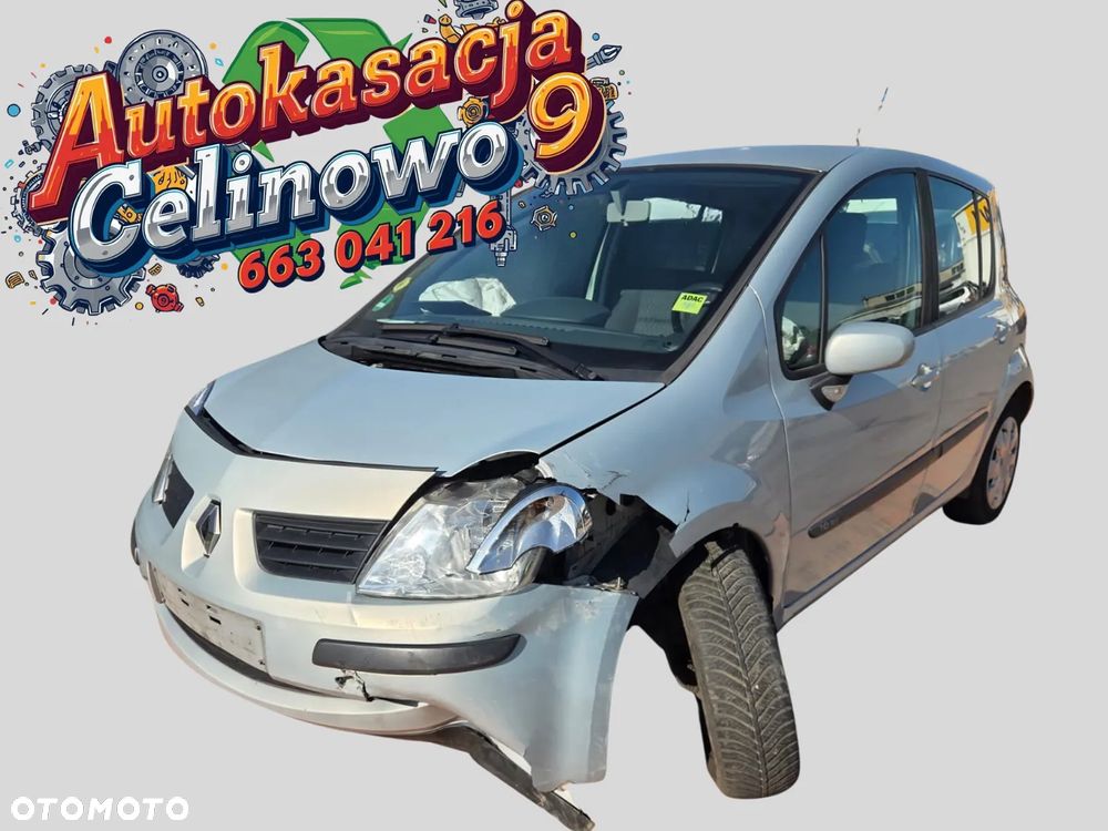 Renault Modus 2005 Silnik 1.6i 16V (K4M6794) 88 KM (65 kW) NV632 Na części silnik, drzwi, klapa bagażnika, zderzak, lampa - 4