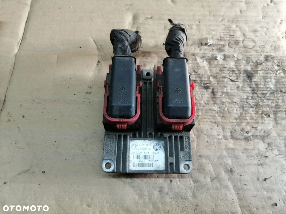 Fiat Grande Punto Evo 1.4 sterownik silnika IAW5SF.9 A2 51926687 plus wtyczki z wiązką - 1