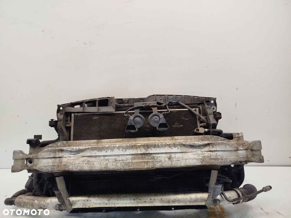 + PAS PRZEDNI AUDI A6 C6 2.7 TDI AUTOMAT WZMOCNIENIE CZOŁOWE BELKA CHŁODNICA WENTYLATOR - 1