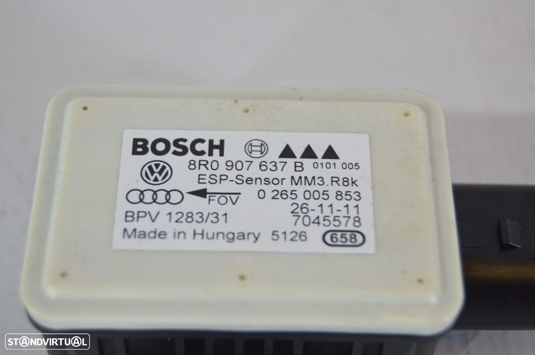 MODULO ESP SENSOR ELETRONICO 8R0907637B 8R0907637 0265005853 AUDI A5 8T3 SLINE A4 B8 8K Q5 RS5 - 8