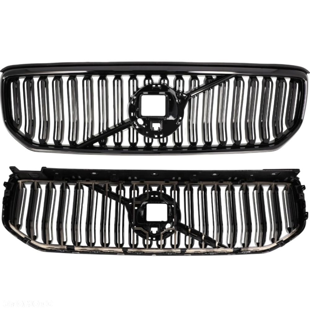 ATRAPA KRATKA ŚRODKOWA GRILL 32291463 CZARNY PASUJE DO VOLVO XC40 2023+ - 4