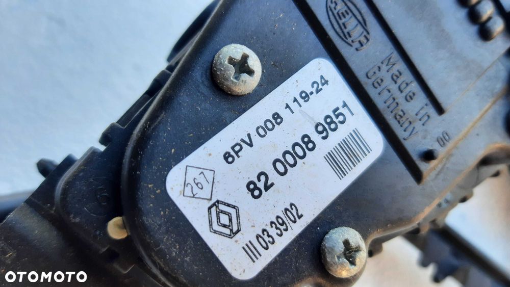 potencjometr pedał gazu renault clio II thalia - 3
