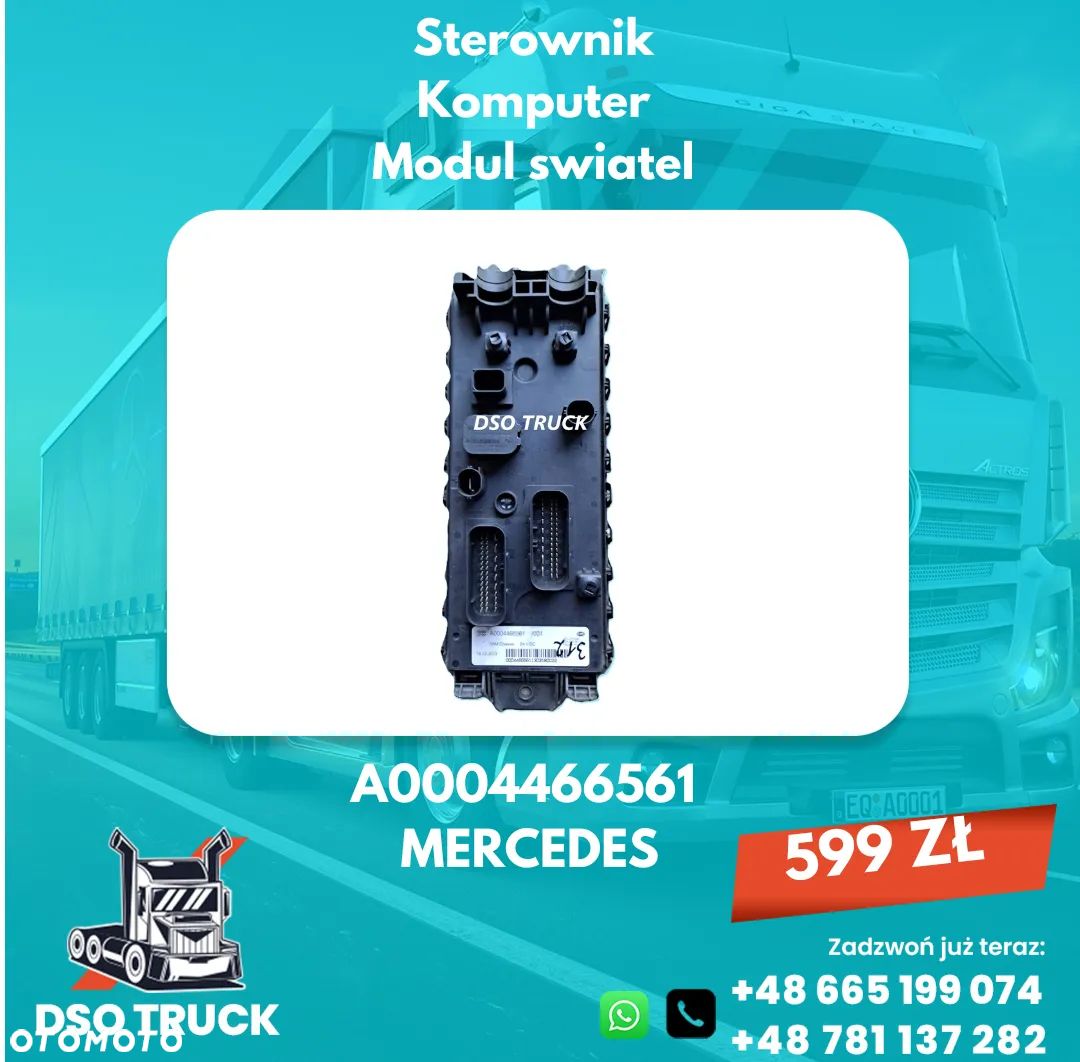 A0004466561 Sterownik Komputer Modul swiatel Mercedes mp - 1