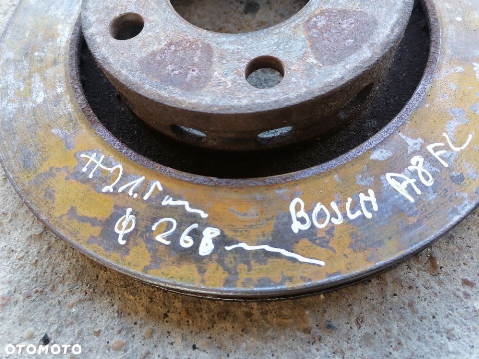 Tarcze Hamulcowe Tył Tylnie BOSCH Audi A8 D2 269mm - 2