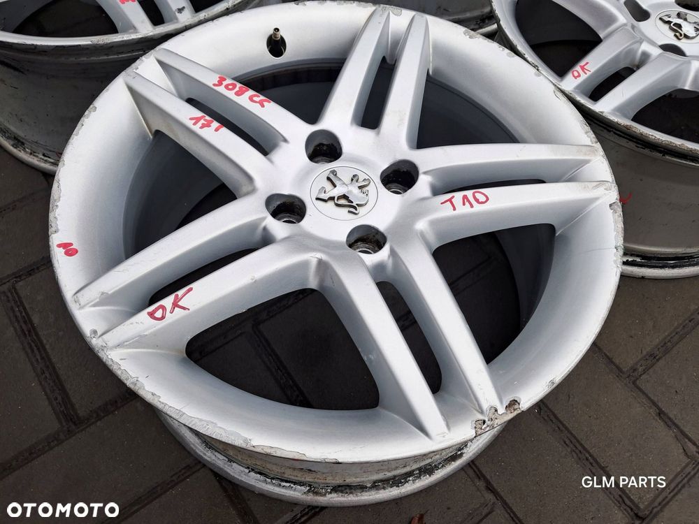 peugeot 308 cc felgi aluminiowe 17" 4x108 et32 9673739077 - 9