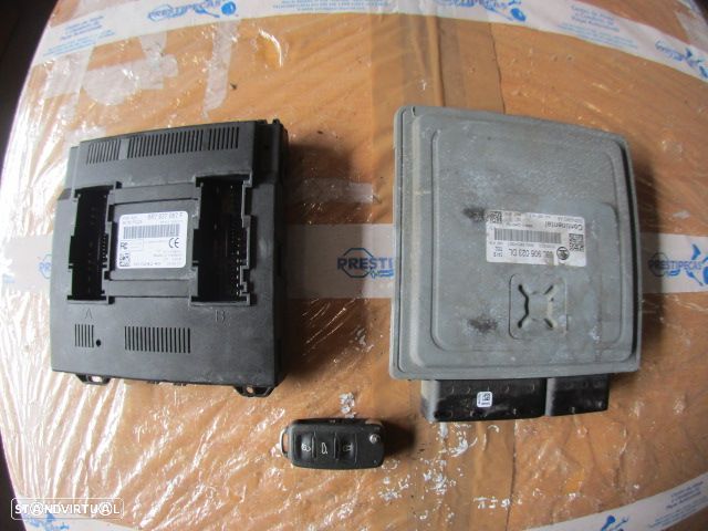 Centralina 03L906023DL 5WP42862AA 6R7937087F 10024249 SKODA FABIA 2 SW 2011 1.6TDI 90CV 5P CINZA ORIGINAL - 1