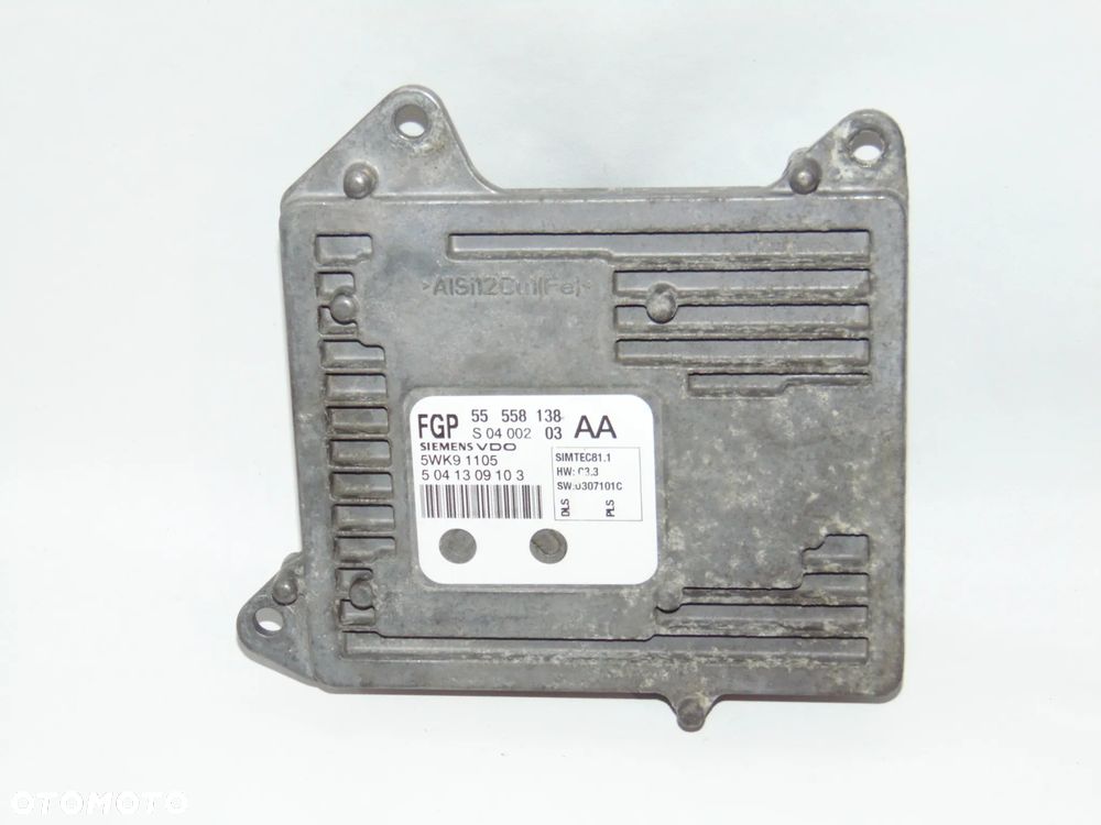 Komputer sterownik silnika 55558138 5WK91105 Opel Vectra C Signum benzyna 2.2 - 5