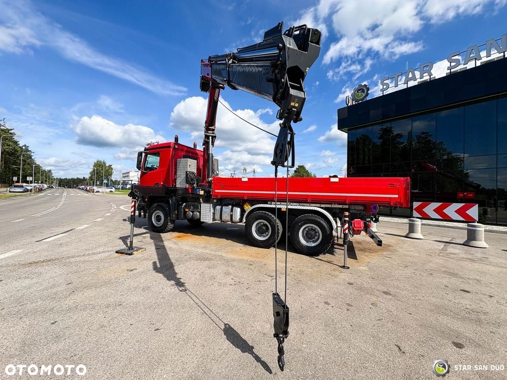 Mercedes-Benz AROCS 3345 6x6 HMF 3220 K hds Żuraw wywrotka - 5
