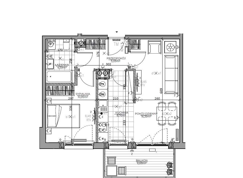 NOWE MIESZKANIE Piękny 2-pokojowy apartament - osiedle Wiślany Mokotów