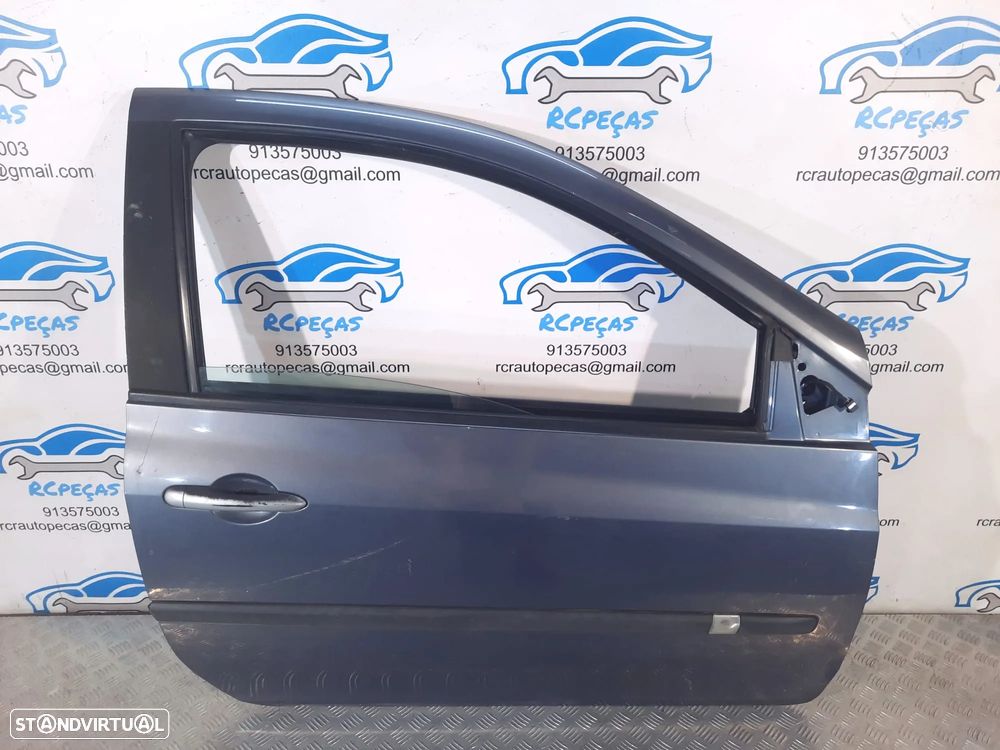 PORTA PORTAS FRENTE FRONTAL DIREITA RENAULT CLIO III 3 MK3 3 PORTAS 7751479113 FECHO ELEVADOR MOTOR PUXADOR VIDRO RETROVISOR RETROVISORES - 7