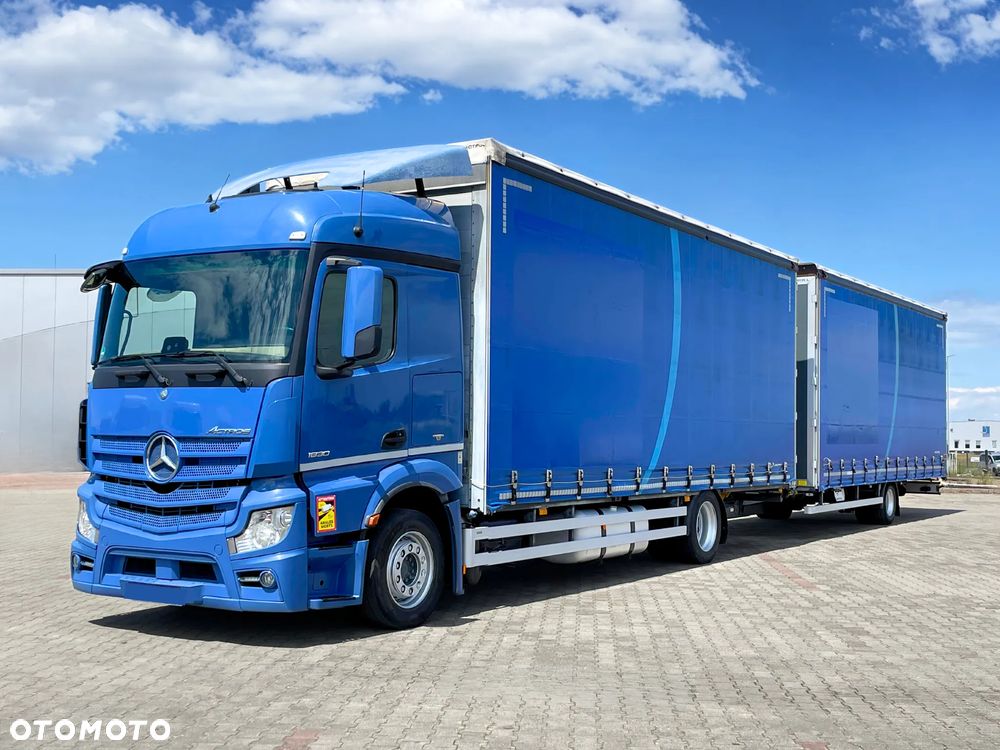 Mercedes-Benz ACTROS 1830 / ZESTAW TANDEM 120 M3 / PRZEJAZDOWY / 7,75 M + 7,75 M / SALON PL - 2