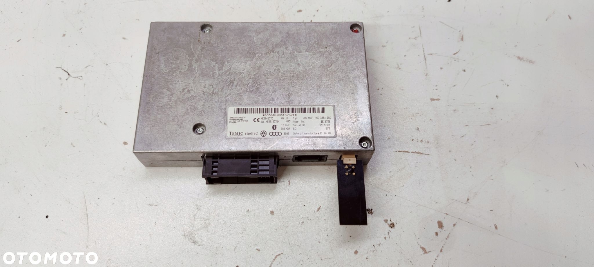 MODUŁ BLUETOOTH AUDI A4 A5 A6 4E0862335 4E0910336K - 1