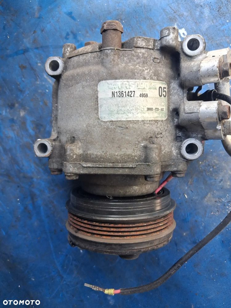 Honda Civic Kompresor  Sprężarka pompa klimatyzacji A/C 38800P28A02 38810P28A02 SANDEN 4959  11361427 przewód wąż - 3