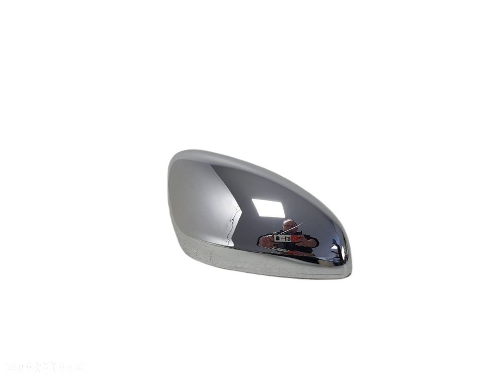 NOWA ORYGINALNA NAKŁADKA POKRYWA OBUDOWA LUSTERKA CHROM PRAWEGO PRAWA PEUGEOT 308 II 2 14-21 - 1