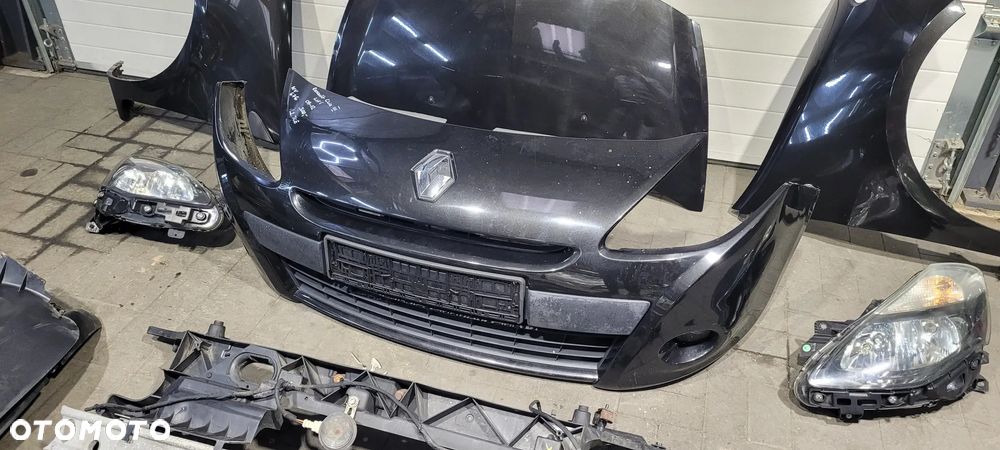 Renault Clio III lift 09-12 5d 1.2 TCE Maska zderzak blotniki lampy pas zestaw NV676 - 6