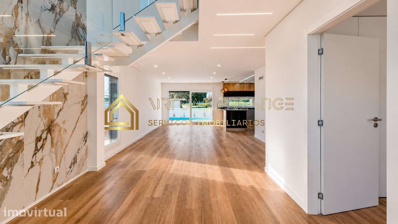 Moradia T4 Nova com Piscina Privativa | Charneca da Caparica - Grande imagem: 5/36