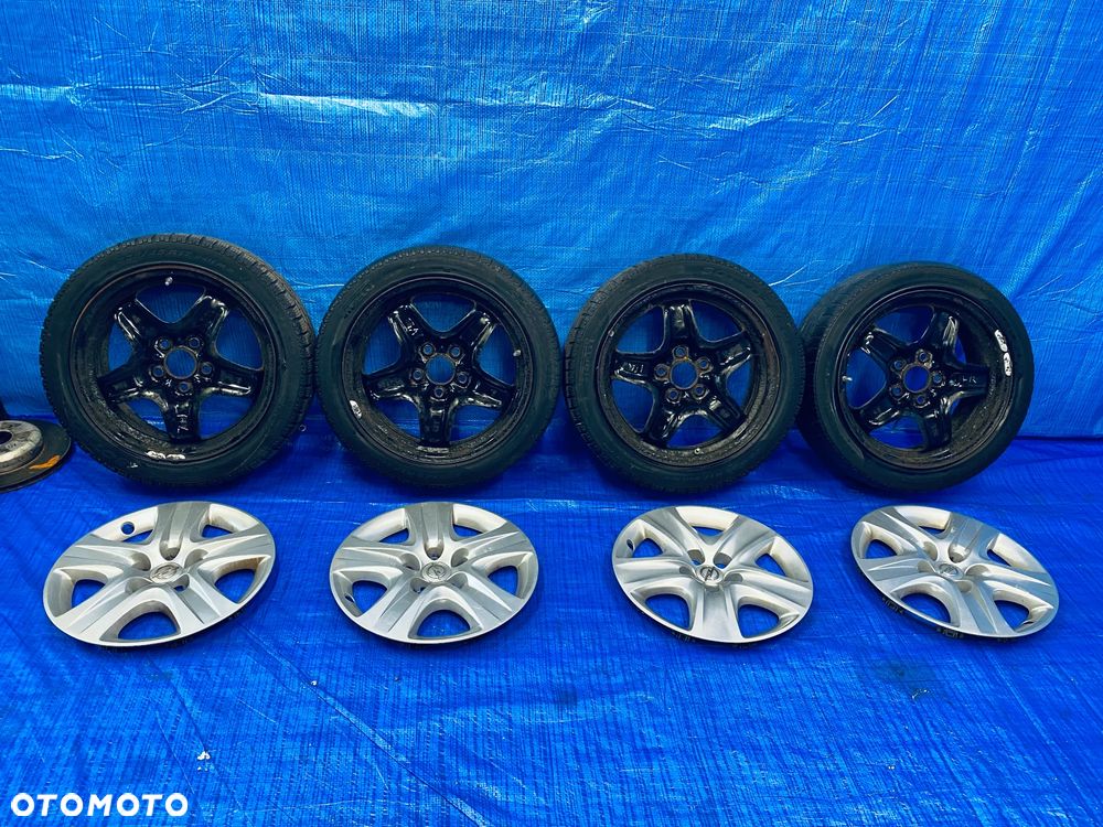 KOŁA STRUKTURALNE KOŁPAKI CZUJNIKI KOŁO 17 FELGA 17" x 7J  5X120 ; 67,1mm ET41 KOMPLET ; OPONY ZIMA ZIMOWE ; OPEL INSIGNIA A ; 2170103 ORYGINAŁ - 1