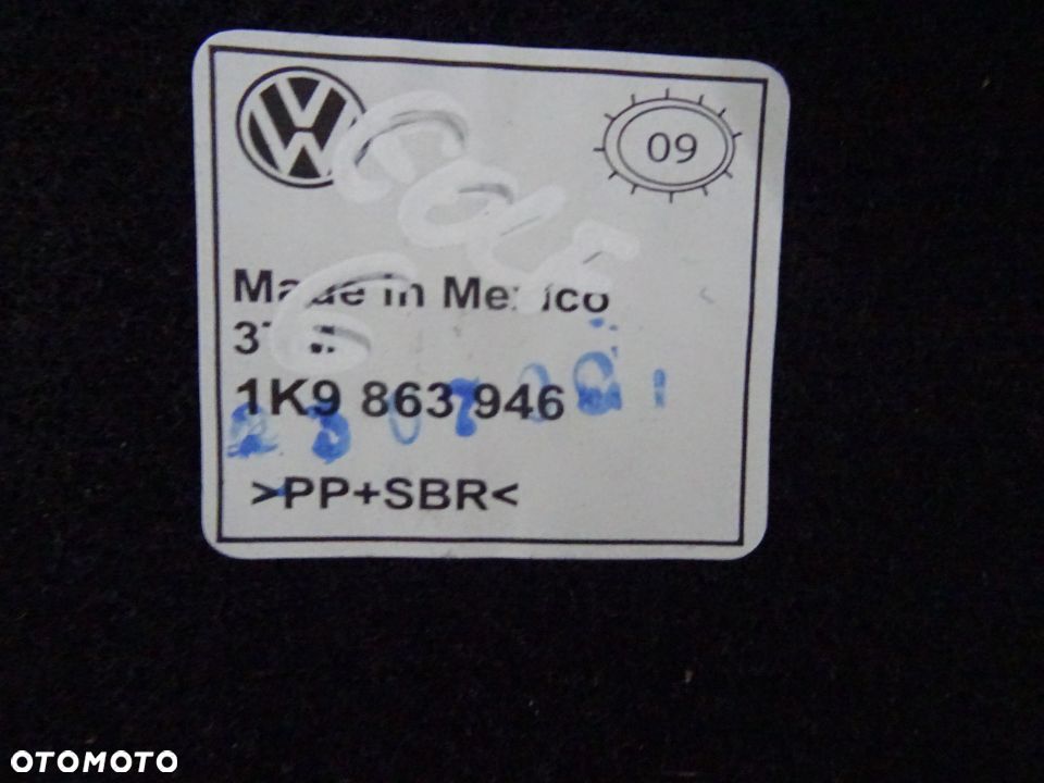WYKŁADZINA TYŁ TYLNA VW GOLF VI KOMBI NR75 - 7