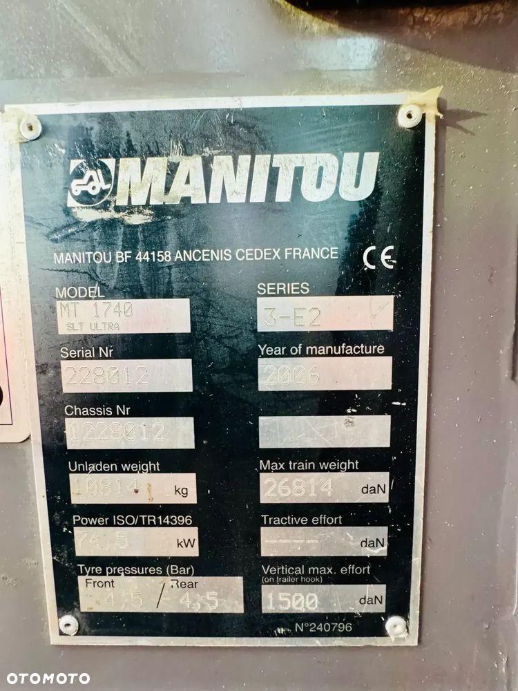 Manitou MT 1740SL TURBO - 17