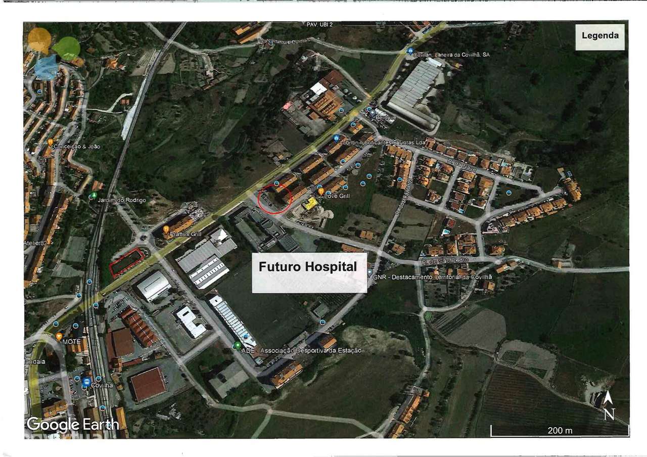 Lote de Terreno  Venda em Covilhã e Canhoso,Covilhã - Grande imagem: 5/6