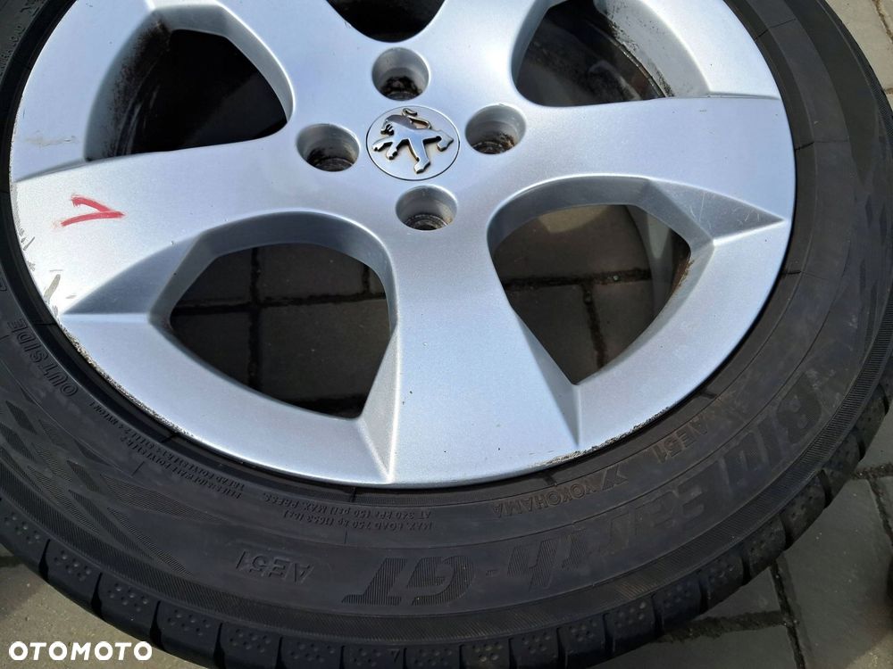 peugeot 3008 i felgi aluminiowe 17" 4x108 et29 opony 225/50r17 - 9