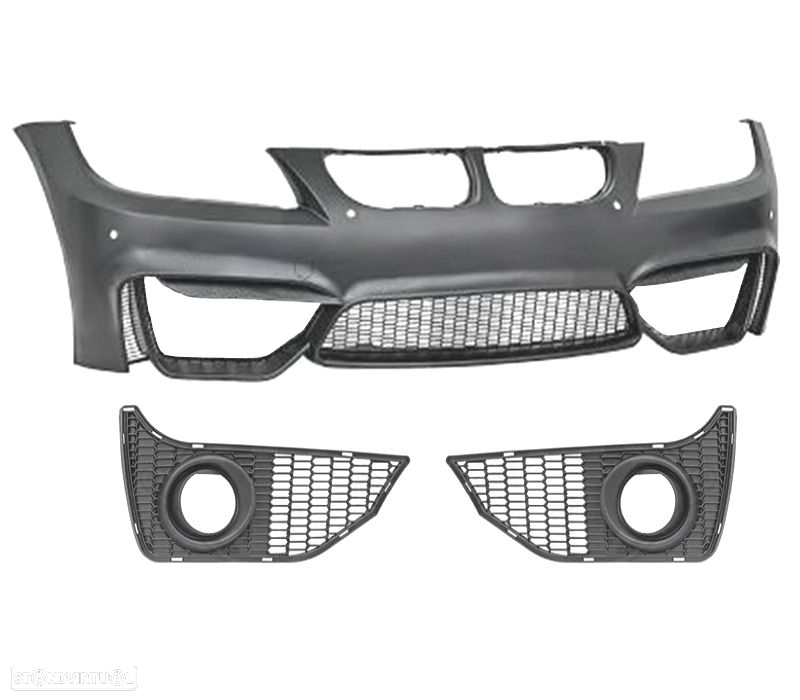 PARA-CHOQUES BMW E90 E91 05-08 PDC LOOK M4 GRELHAS NEVOEIRO - 2