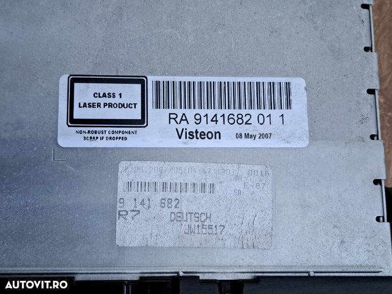 Radio CD Player BMW Business CD (Seria 1 E87, Seria 3 E90) - Cod 65129141682 - 3