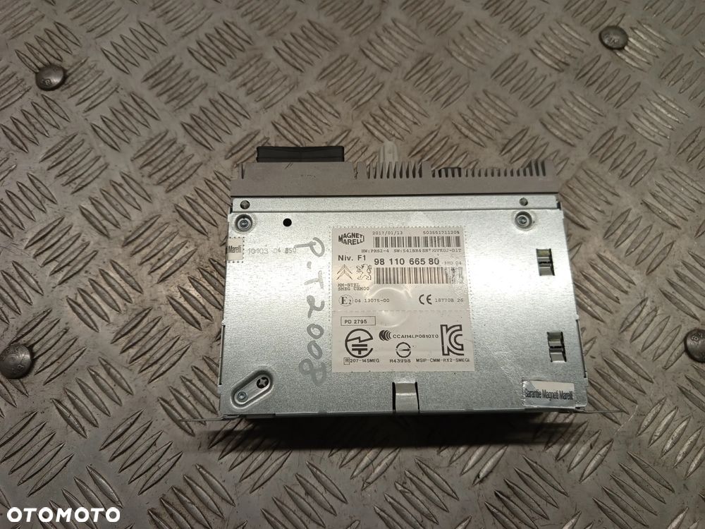 PEUGEOT 2008 LIFT 15-19r. 1.2B RADIO NAWIGACJA 9811066580 - 1