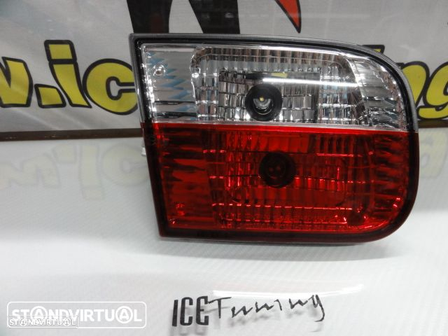 Faróis / farolins Honda Civic 92-95 2 / 4 portas vermelho / cristal. - 22