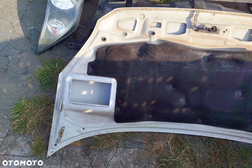 maska przód pokrywa Biała do VW Crafter I 2.5 tdi 06- EUROPA -maska ma lekkie wgniotki, i inne z przodu - 5