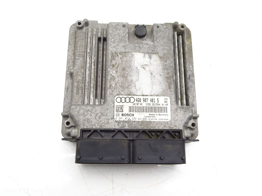 Sterownik komputer silnika cdu cdud moduł 4g0907401s audi a7 4g 3.0 tdi - 4
