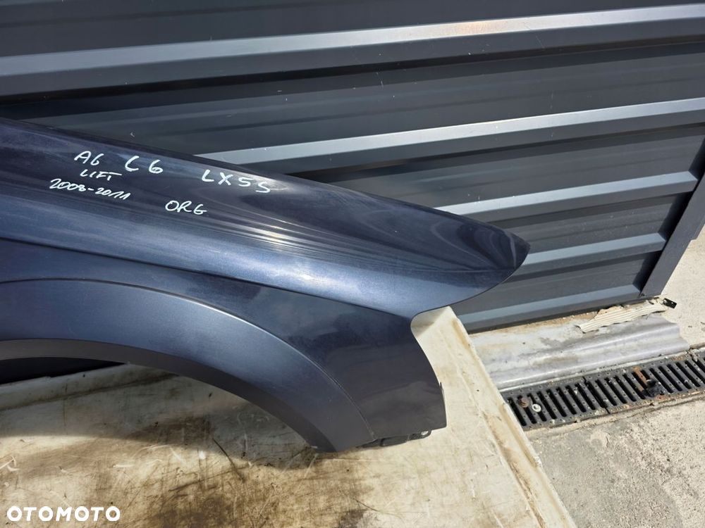 BŁOTNIK PRAWY PRZÓD AUDI A6 C6 LIFT ALLROAD LX5S 2008-2011 ORYGINAŁ ! - 3