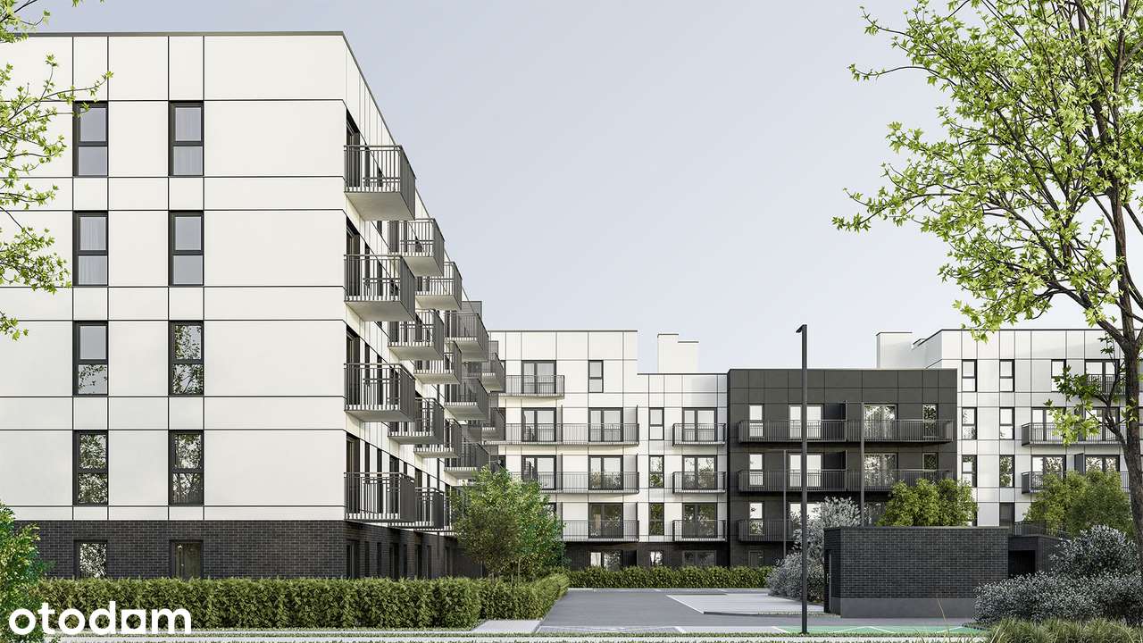 4-pokojowe mieszkanie 53m2 + balkon Bezpośrednio