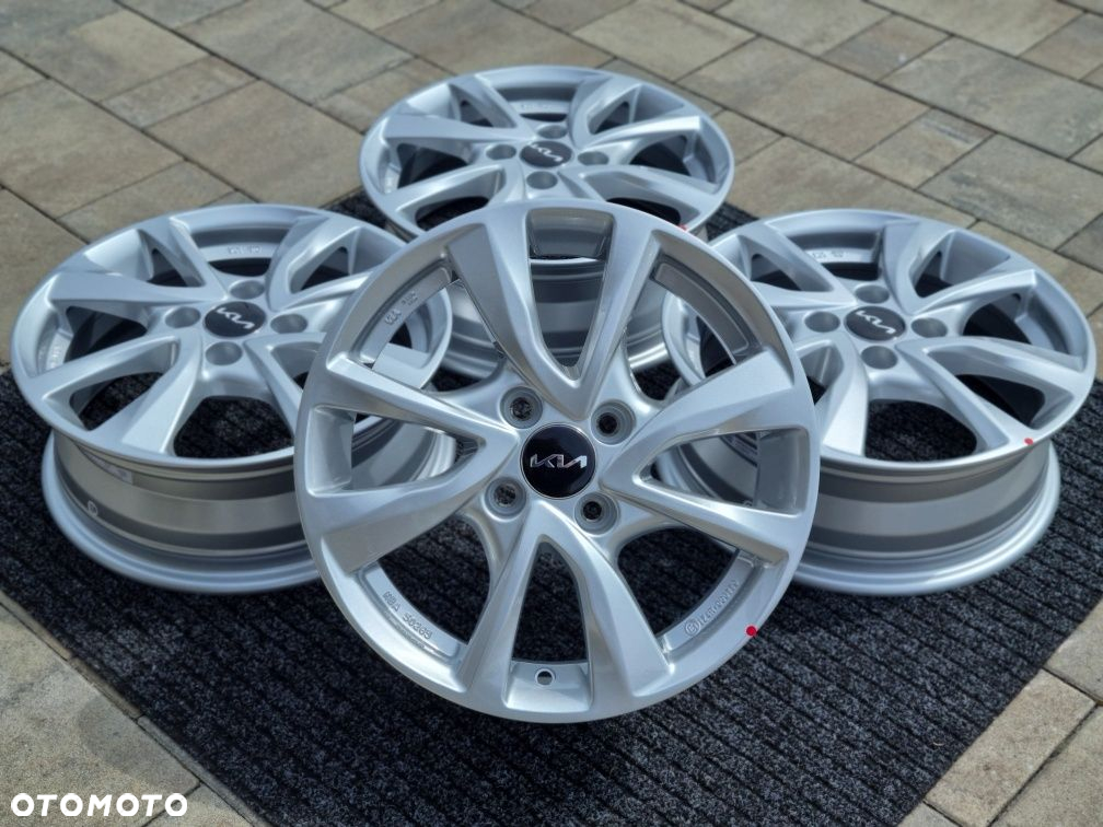 KIA 15" Picanto Rio Stonic Nowe felgi aluminiowe 4x100 srebrne - 2