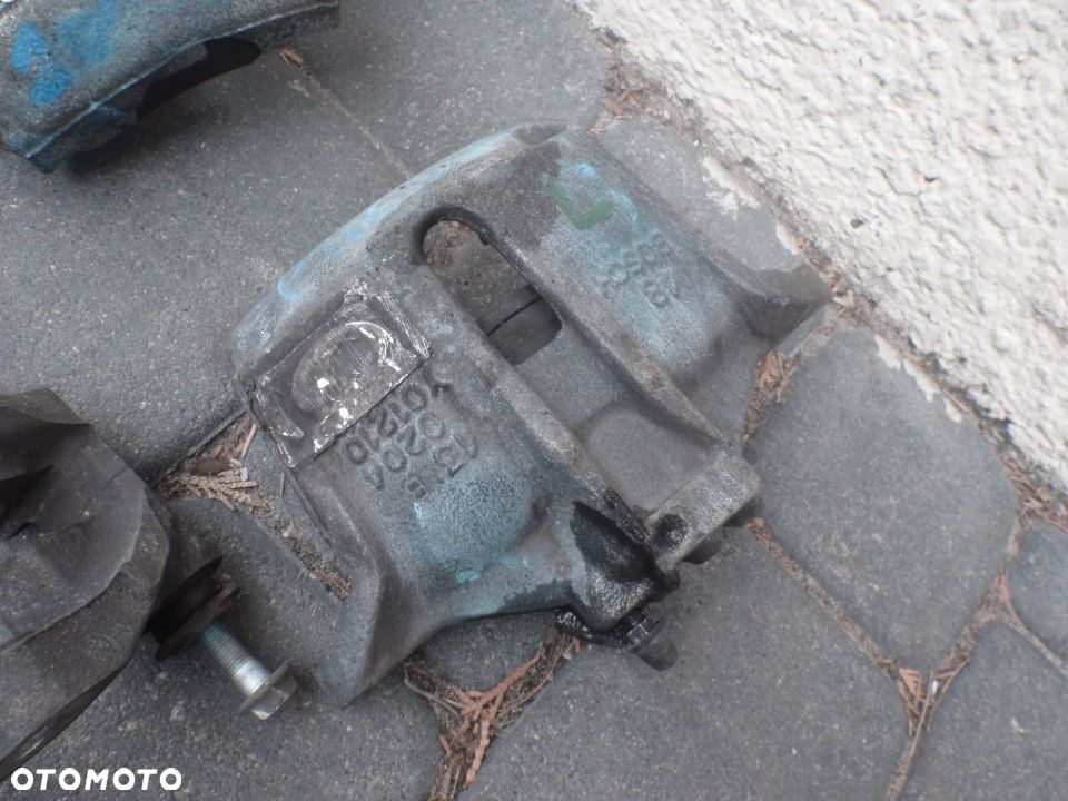 zacisk jarzmo hamulcowe tarcza klocki peugeot 206 206+ 206cc 207 306 oryginal jak nowy - 17