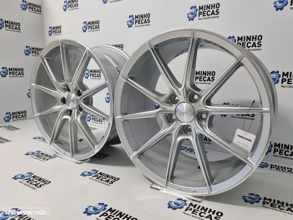 Jantes Veemann (V-FS48) em 18 Silver Machined (5x112) - 3