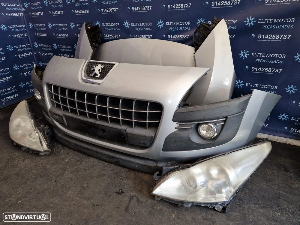 Frente completa usada PEUGEOT 3008 1.6 HDI capot parachoques guardalamas oticas - 1