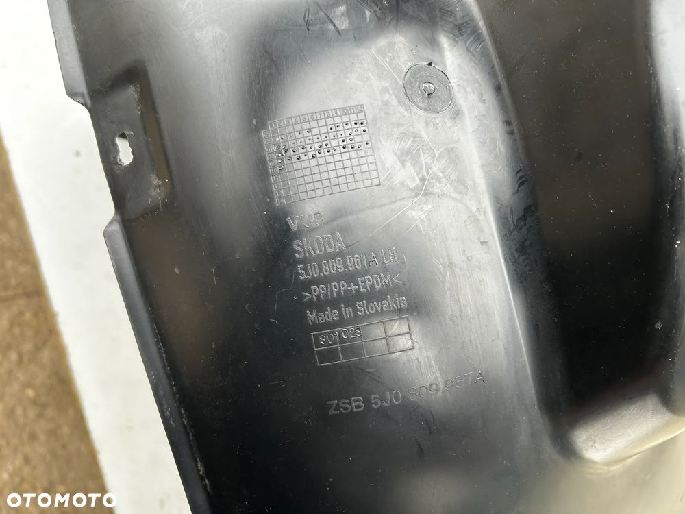SKODA FABIA 2 II 5J 5J0809961 NADKOLE PRZÓD PRZEDNIE - 3
