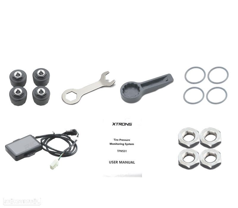 SENSORES DE PRESSÃO DE PNEUS PARA RADIOS ANDROID XTRONS - 1