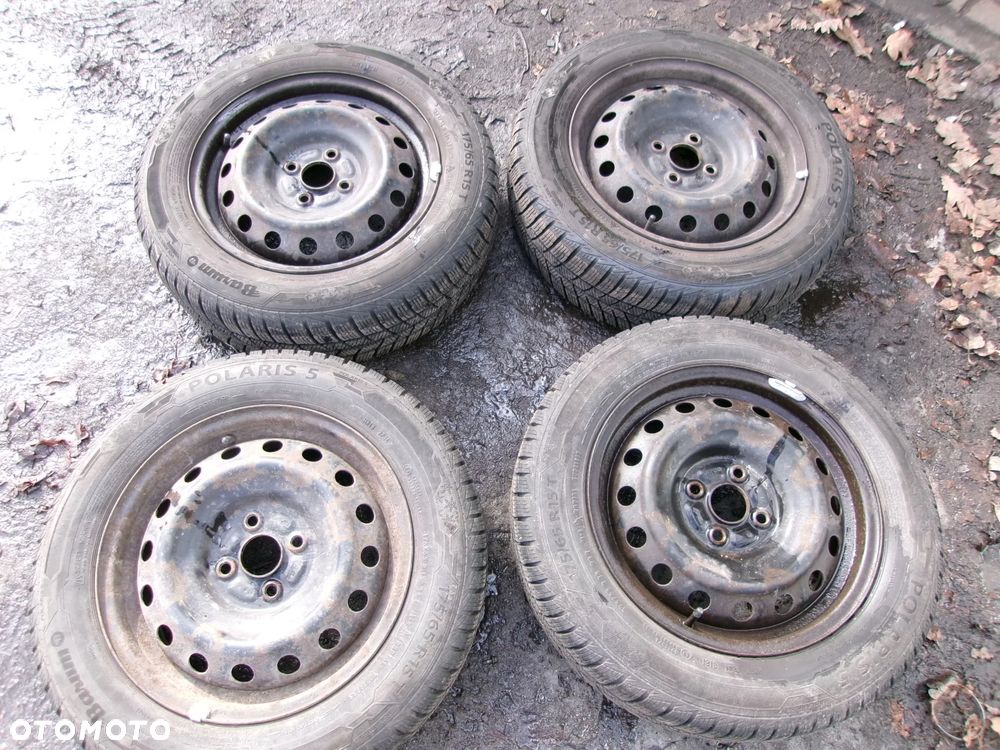 KOŁA FELGI OPONY BARUM POLARIS 5 ZIMA TOYOTA YARIS 175/65/15 4x100 KOMPL - 7