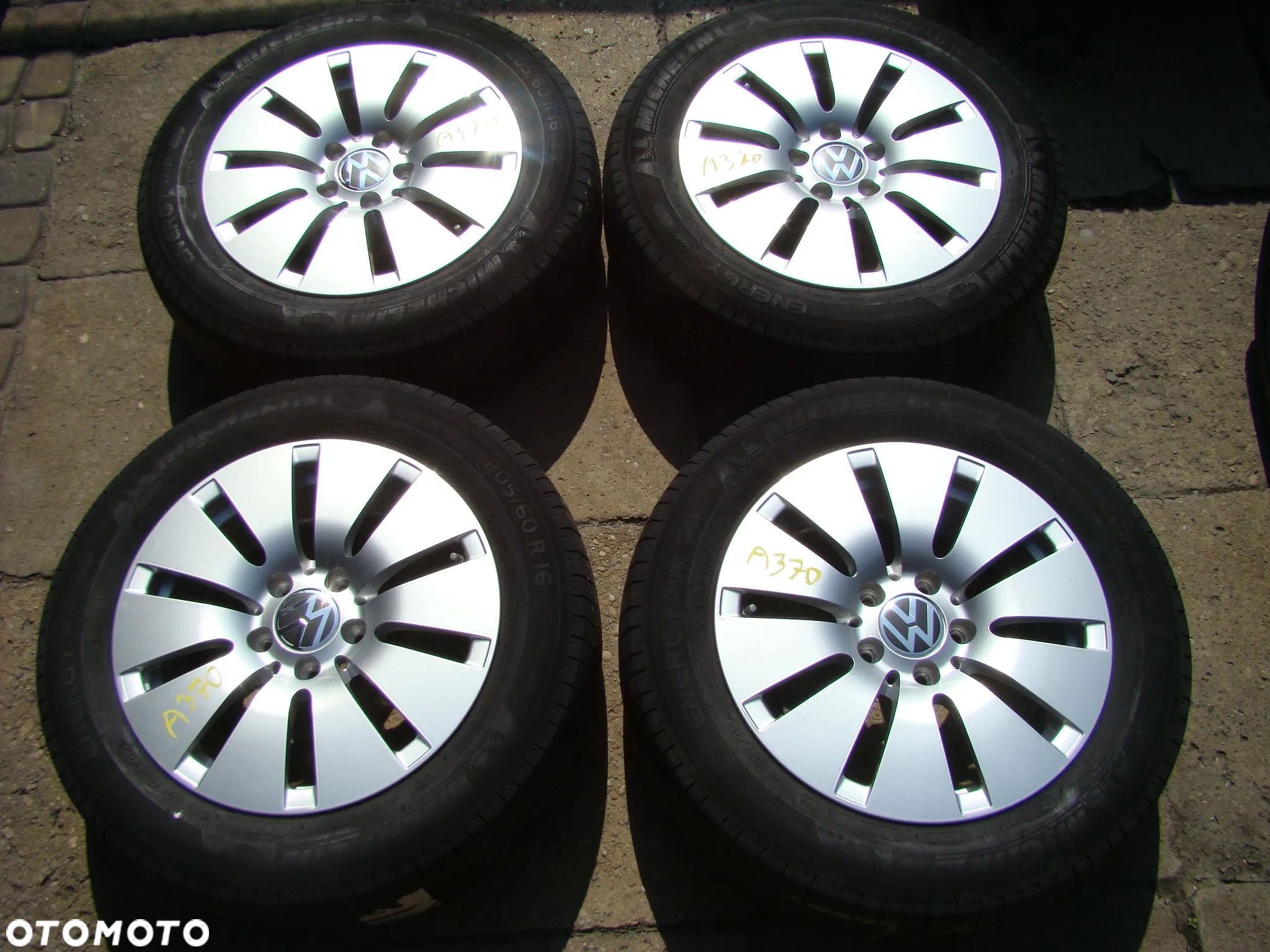 a370 5x112 VW Transporter Multivan Caravelle T4 Caddy Sharan 6,5jx16 Lato 205/60 - 1