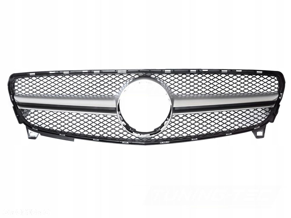 Atrapa Grill Kratka Tuning Avantgarde Amg Silver Mercedes A-klasa 176 Lift - 2